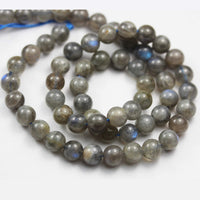 Labradorite 10mm Natural Gemstone Beads for Beading kit Energy Healing Crystals Jewelry Chakra Crystal Jewerly Beading Supplies 15.5inch About 36-40 Beads Labradorite
