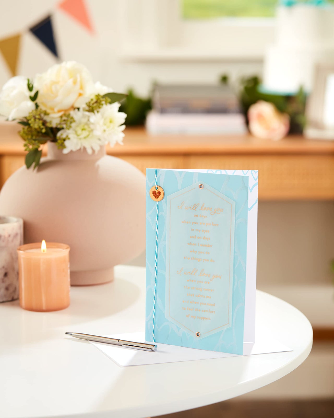 American Greetings Romantic Birthday Card (I Will Love You) I Will Love You