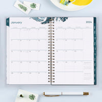 Blue Sky 2024 Weekly and Monthly Planner, January - December, 5