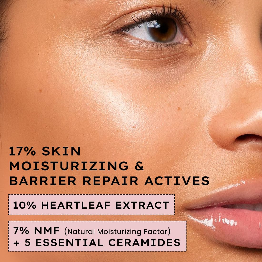 Hyphen 10% Heartleaf Extract & 7% Ceramides-NMF Face Cream Moisturizer | Rich Pillow Cream For Hydration, Deep Nourishment & Barrier Repair | For Dry Skin, Normal Skin & Sensitive Skin- 50ml