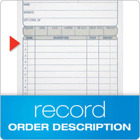 Adams Sales Order Books, 2-Part, Carbonless, White/Canary, 4-3/16