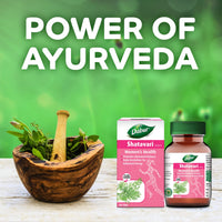 Dabur Shatavari Tablets | Women's  Wellness | Hormonal Balance Supplement - 60 tablets