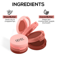RENEE Glam Stack 3-In-1 Lip & Cheek Tint - Nude 4.5gm - 3 Shades in 1, Rich Creamy Natural Seamless Finish, Smooth & Blendable Formula- Travel Friendly, Quick & Easy to Use