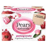 PEARS Naturalé Pomegranate Brightening Bathing Soap Bar, 125 g (Pack of 3) & Dove Deeply Nourishing Body Wash, 800 ml