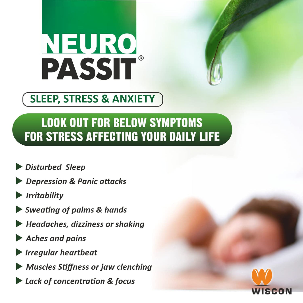 Passion Indulge Natural Neuropassit NTstress Hair fall control & Cooling oil, Reduce Stress & Anxiety | Anti Dandruff | Promote Good Sleep | Natural & Vegan | All Hair Type - 100ml
