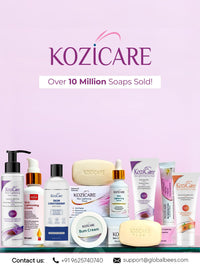 Kozicare Skin Whitening Soap | 3 Soaps For Bath & 1 Kojic Acid Body Wash | Body Tan Removal Soap | TFM Grade 1 Soaps For Bath| Body Wash Shower Gel | Bath Soap Combo Offers | Sabun Soap & Detan Soap