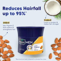 Parachute Hair Cream For Men, Anti Hairfall |Hair Cream After Shower |Non Sticky Oil Replacement Hair Cream, 100g (Pack of 3)