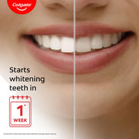Colgate Visible White Toothpaste, Teeth Whitening Starts in 1 week, Safe on Enamel, Stain Removal Tooth Paste and Minty Flavour for Fresh Breath (200g + 40g, Combo Pack)
