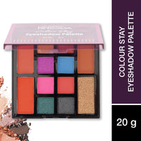 Hilary Rhoda Colour Stay Eyeshadow Palette | 12 Shades | Highly Pigmented Eyeshadow Palette | Matte & Shimmer Finish | No Fallout Eyeshadow Palette | Blendable Eyeshadow Palette | 20g