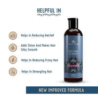 AVIMEE HERBAL Radha Hair Conditioner For All Hair Type | Repairs Damaged Hair | With Keratin Protein, Rice Protein, Apple Cider Vinegar & Aloe Vera | Makes Hair Silky Smooth | 200 Ml,1 Count