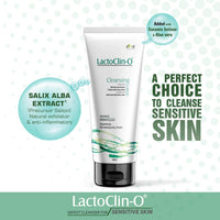 Vegetal LactoClin-O Cleansing Lotion, Hypoallergenic Face Wash for Normal & Sensitive Skin, 90 ml Pack of 2