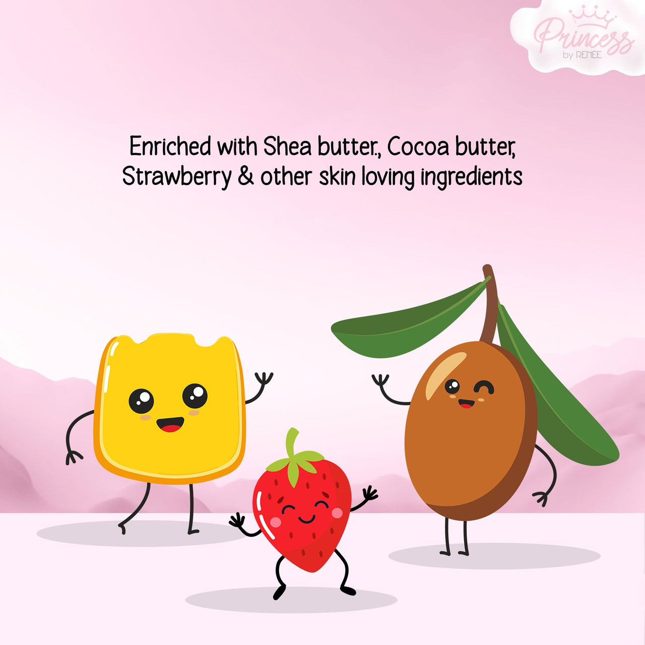 RENEE Princess Wonderland Lip Care Combo Kit - Pre-Teen Girls, Contains Snowball Lip Balm 3G & Icecream Lip Gloss 8Ml, Nourishing And Moisturizing Effect - No Parabens,Cruelty-Free & Vegan