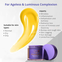 SAFFR'N Anti Ageing Cream With 5% Resveratrol,5% Argireline,10% Hyaluronic Acid,Collagen,Vitamin E,Bakuchiol,Saffron,Centella&Olive Stem Cell Extracts,&Nano Tech To Reduce Ageing Signs|50 Ml