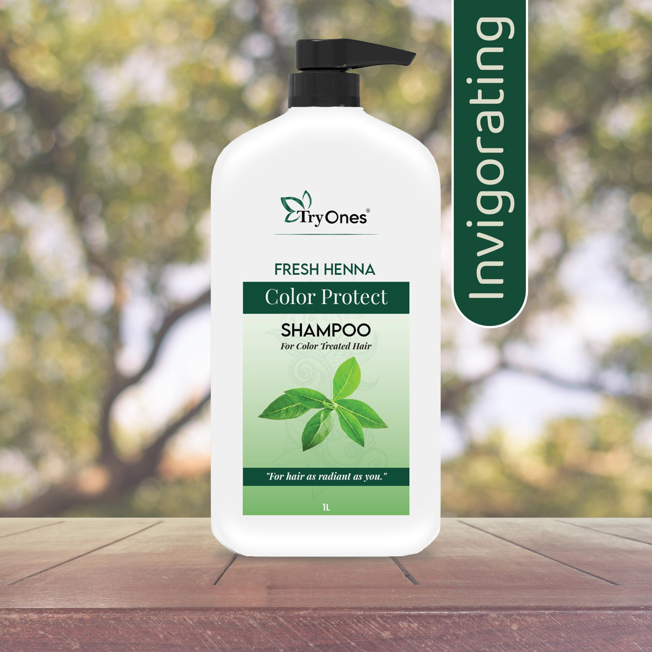 Henna Shampoo For Smooth, Shiny & Nourished Hair | Repairs Hair damage, Controls Frizz | For All Hair Types 1000 ml
