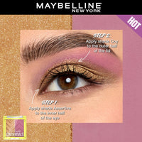 Maybelline New York Color Rivals Pigmented Eyeshadow Palette, Long lasting, Sweatproof, Waterproof, Matte, Shimmer : Assertive x Coy, 3g