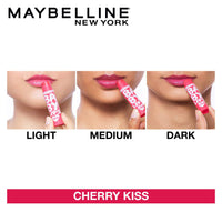 Maybelline New York Lip Balm, With SPF, Moisturises and Protects from the Sun, Pink Lolita & Baby Lips Cherry Kiss, Baby Lips, Pink Lolita, Cherry Kiss, 4g (Pack of 2)