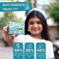 Healthbest Milk Soap For Kids | Anti-Bacterial | Normal Skin, Sensitive Skin & Dry Skin | Tear free | (Pack of 3)