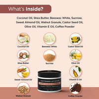 The Man Company Lightening Lip Scrub With Brown Sugar, Almond Oil, Vitamin E, Coconut Oil & Argan Oil For Dry & Chapped Lip, Restore Natural Colour, Nourishes, Moisturizes, Brightening, 10g
