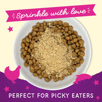 Stella & Chewy's  Freeze-Dried Raw Marie’s Magical Dinner Dust – Grain Free, Protein Rich Cat & Kitten Food Topper – Wild-Caught Salmon & Cage-Free Chicken Recipe – 7 oz Bag Salmon & Chicken 7 Ounce (Pack of 1)