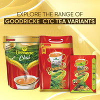 Goodricke Chai CTC Leaf Tea - 1kg | Assam Tea Leaves | CTC Chai Patti | Premium Loose leaves Milk tea | Richer Taste & Aroma | Flavourful Kadak Chaii