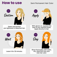 2.Oh! Italian- Orange Hair Color For Women & Men | Ammonia-Free DIY Semi Permanent Hair Color | Enriched with Argan Oil | Lasts upto 12-15 Washes (Pack of 2)