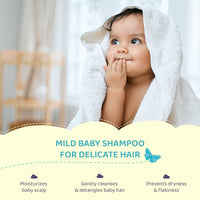 CITTA Gentle Foaming Baby Shampoo | Tear-Free & Dermatologist Approved | Prevents Cradle Cap | Natural Care with Coconut, Olive & Oats | Safe for Newborns & Kids (0-10 Years) | Now in 50ml