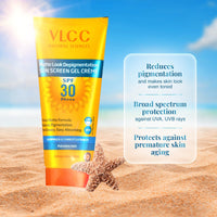 VLCC Matte Depigmentation Look Spf 30 - 50g Sun Screen Gel Cream | Matte & Oil Free Sunscreen | Non Greasy Sun Protection | Long Lasting Tinted Sunscreen | Helps Reduce Pigmentation and Dark Spots.