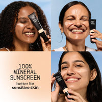 Ruby's Organics Tinted Mineral Sunscreen with SPF 40, Universal Tint, No white cast, 100% Mineral UVA+UVB Filters, Water-resistant, Sensitive skin safe, No synthetic chemicals, Natural & Vegan, all Skin-tones - 40ml