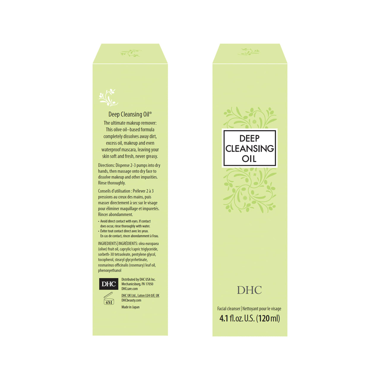 DHC Beauty Deep Cleansing Oil (120ml), with Olives, Removes Makeup And Impurities, Cleansing Oil/Makeup Remover for Soft & Glowing Skin
