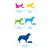 Platinum Pets 6.25 Cup Embossed Non-Tip Stainless Steel Dog Bowl, Pearl White Large