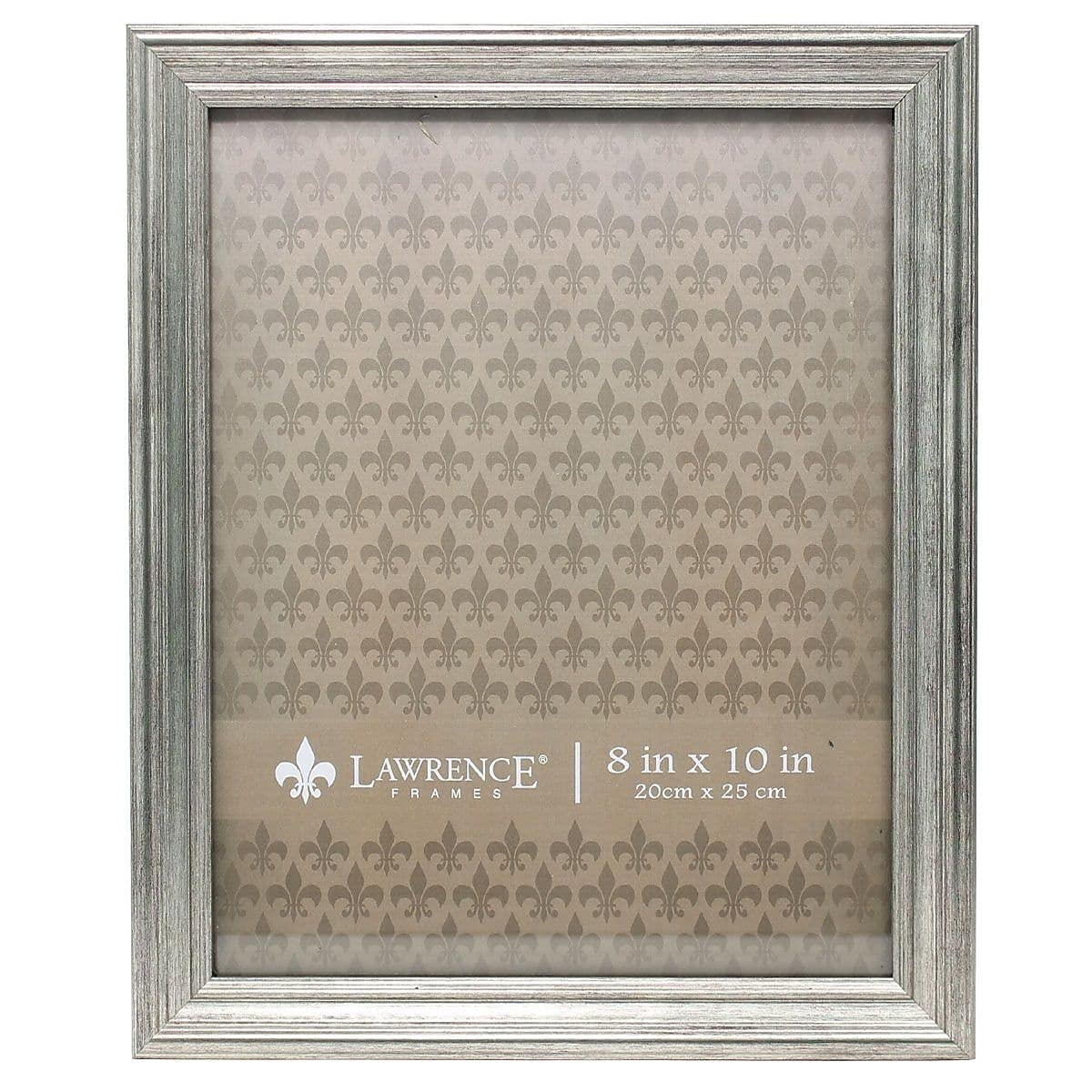 Lawrence Frames Lawrence Home 8L x 10-Inch W Polystyrene Gallery Picture Frame 536380 8x10 Silver