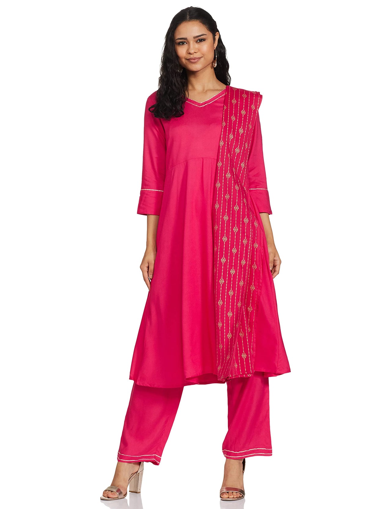 Amazon Brand - Myx Women's  Rayon Salwar Suit