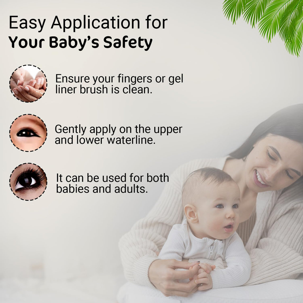 "Organic Netra Baby Kajal 4g for Newborns Water-Resistant Smudgeproof Longlasting Enriched with Natural Organic Ingredients Safe for Sensitive Baby Skin No Harmful Chemicals Matte Finish