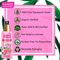 VAADI HERBALS Rose Water For Healthy&Hydrated Skin-100% Natural&Pure Rose Water Reduces Skin Redness,Itchiness And Inflamation Improves Skin Complexion Prevents Skin Ageing Alcohol Free-250Ml