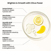 WildOak Candid Lemon Shea Butter Sugar Body Scrub | 300gm | With Collagen & Peptides | Tan Removal | Lightens Dark Area Like Neck & Elbows | Smoothen Bumpy Legs & Hands | Hydrating & Exfoliating Scrub