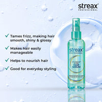 Streax Professional Vitariche Gloss Hair Serum | Frizz-Free Hair | Enhance Shine and Smoothness | With Vitamin E & Macadamia Oil| | For All Hair Types| 115 ml Pack of 2