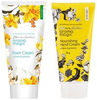 Aroma Magic Foot Cream, 50g And Aroma Magic Nourishing Hand Cream, 50g