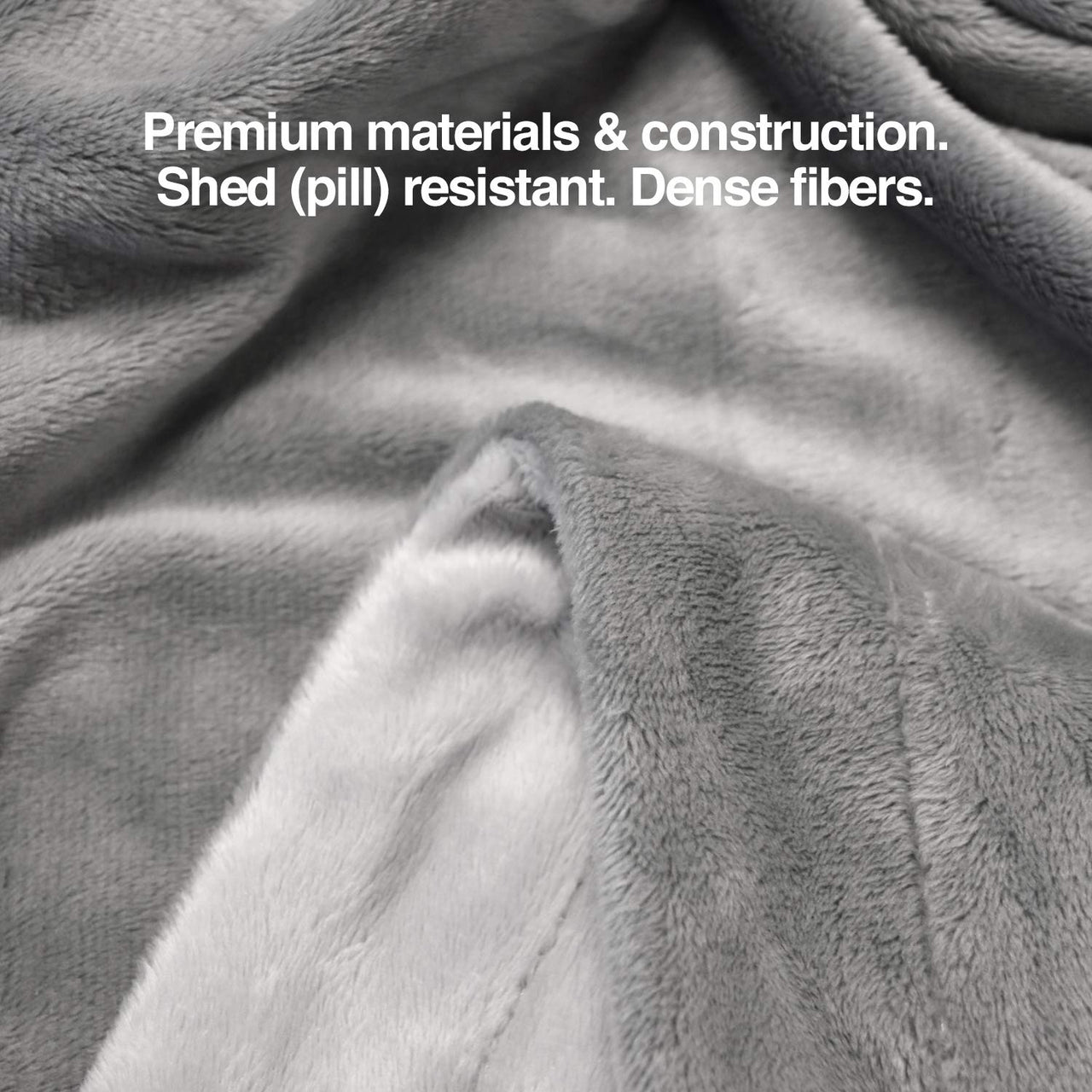 PetFusion Premium Dog Blanket, Cat Blanket | Ultra Soft Pet Blanket Available in Plush or Quilted, 2 Colors (Grey, Brown) | Perfect Blanket for Small Dogs & Large Dogs. 12 Month Warranty X-Large (60 x 48") Gray