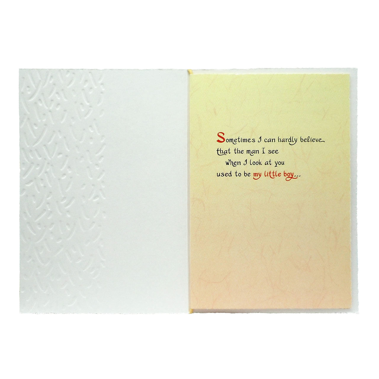 Blue Mountain Arts Son Card—Birthday, Just Because, Graduation, Holiday, or Any Occasion Card (Son, I Want You to Know How Much You Mean to Me) orange and blue
