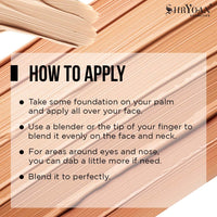 Shryoan High Coverage Foundation| Matte & Natural Finish Liquid Foundation and Long Lasting with Easy Blendable, Suitable for All Skin Types (50gm) (Shade 04)