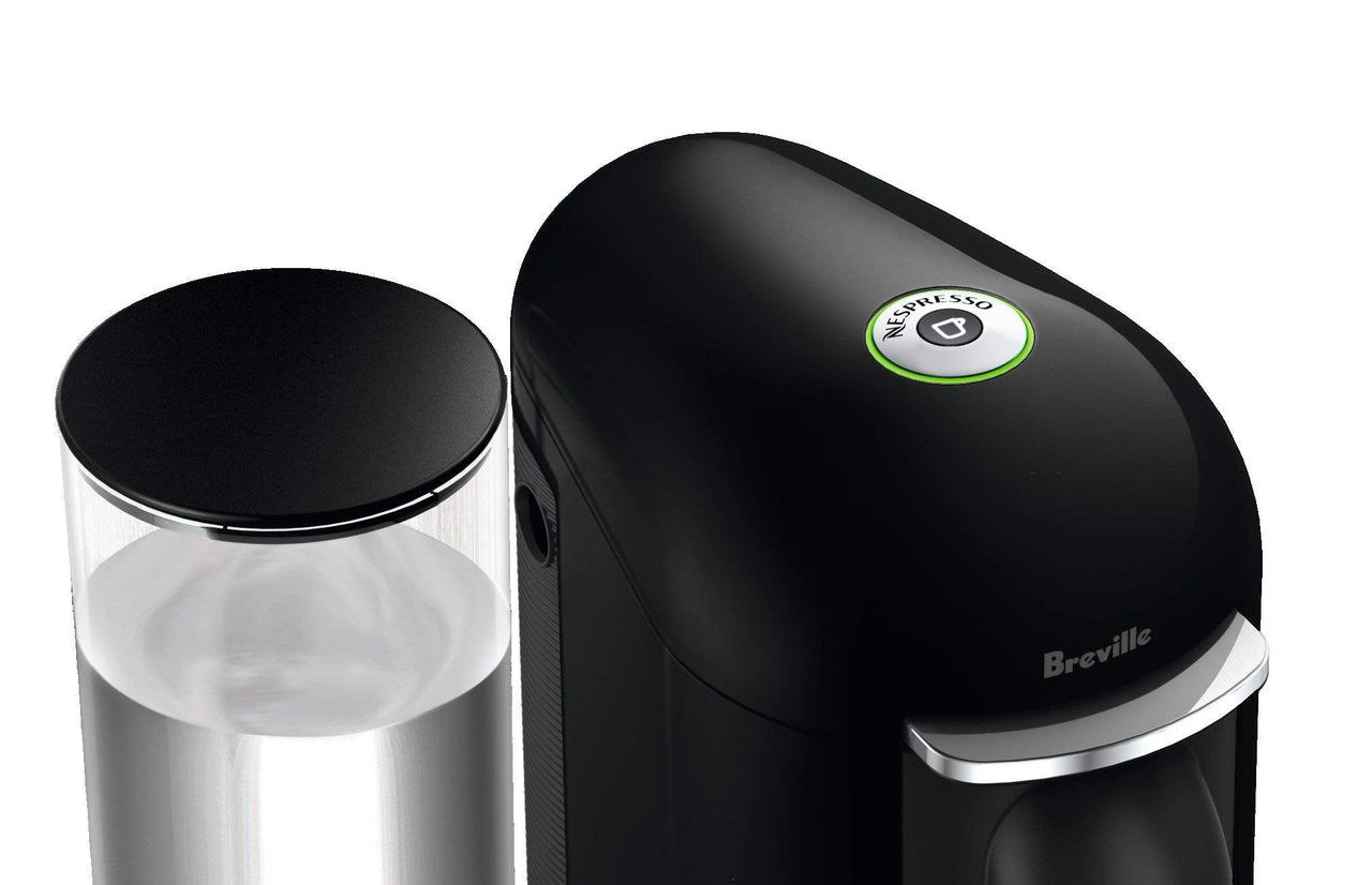 Nespresso Vertuo Plus Deluxe Coffee and Espresso Maker by Breville, Black Machine