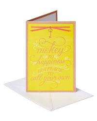 American Greetings New Home Card (Key to Happiness) Key to Happiness