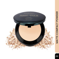 Seven Seas Make-Over Oil Control Compact Powder for Women (02 Nude, 43.4G)