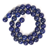 45pcs 8mm Natural Stone Beads Lapis Lazuli Beads Energy Crystal Healing Power Gemstone for Jewelry Making, DIY Bracelet Necklace