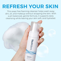 Neutriderm Foaming Cleanser Face Wash For Dry Skin: Ultra Hydrating Facial Cleanser With Niacinamide, Vitamin C, Provitamin B5 Cleansing Foam - Facial Wash Removes Makeup & Impurities - 150 Ml