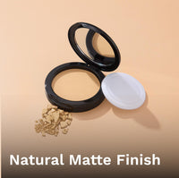 Pilgrim Nude-10 Matte Finish Compact Powder SPF 25 Absorbs Oil, Conceals & Gives Radiant Skin