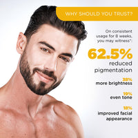 The Man Company 40% Vitamin C Face Serum With Hyaluronic Acid | Boosts Collagen | Glowing & Brightening Skin | Soft, Smooth & Supple | All Skin Types - 30ml