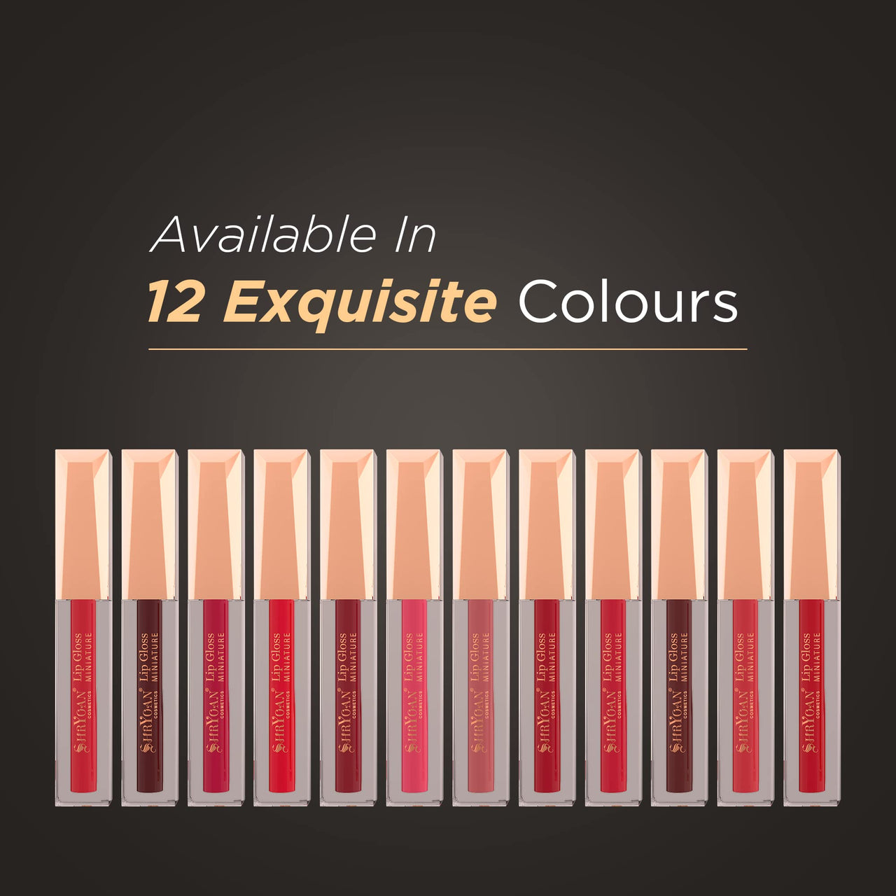 Shryoan Non Transfer 24 Hours Waterproof/Smudge Proof Lipstick Pack of 12| Staying Upto 24 Hours