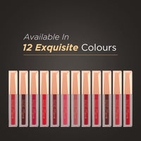 Shryoan Non Transfer 24 Hours Waterproof/Smudge Proof Lipstick Pack of 12| Staying Upto 24 Hours