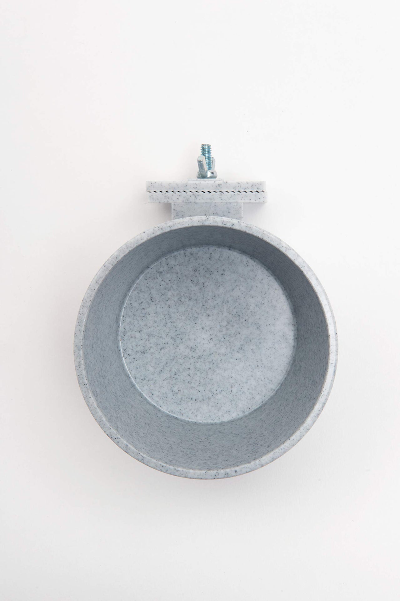 Lixit Quick Lock Removable Dog Kennel Bowls for Wire and Soft Sided Crates (20oz Wire Crate, Granite) 20oz Wire Crate